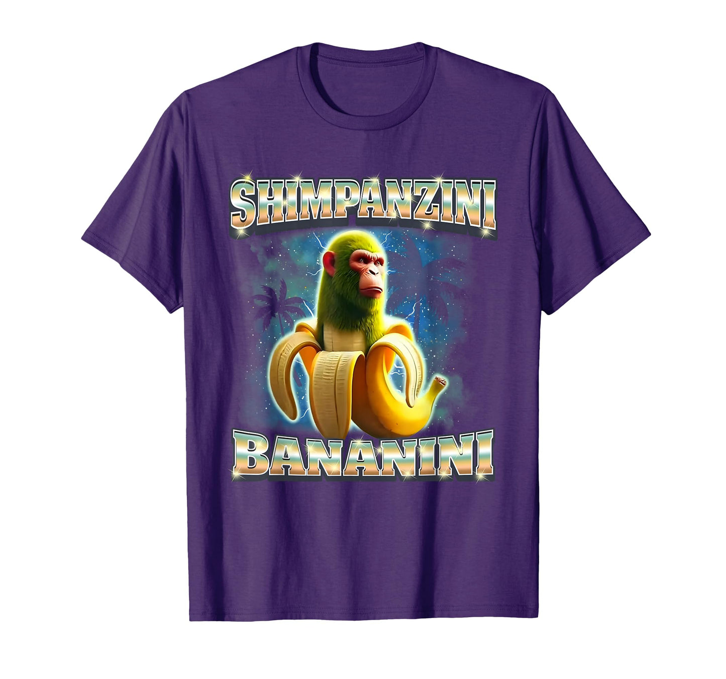 Shimpanzini Bananini Italian Brainrot Chimpanzee With Banana T-Shirt
