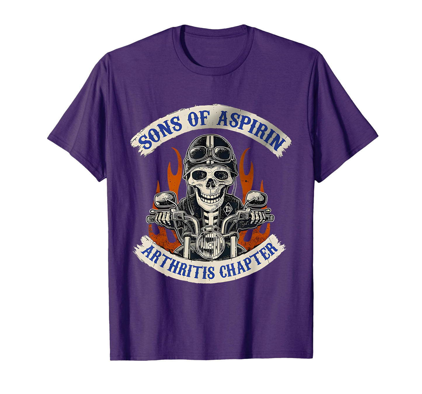 Sons of Aspirin Arthritis Chapter Men Women Funny Biker T-Shirt