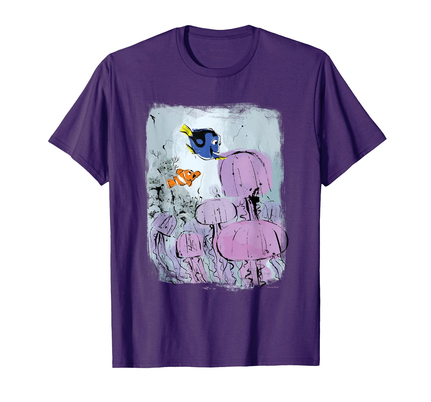 Disney and Pixar’s Finding Nemo Marlin & Dory Jellyfish T-Shirt