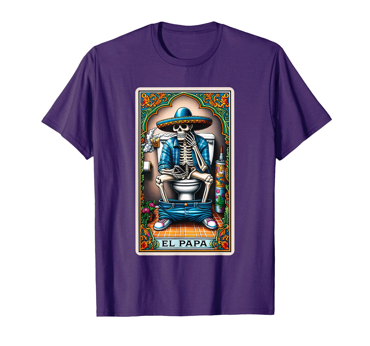 El Papa Latino Tarot Card Spanish Doing Dad Shit Fathers Day T-Shirt