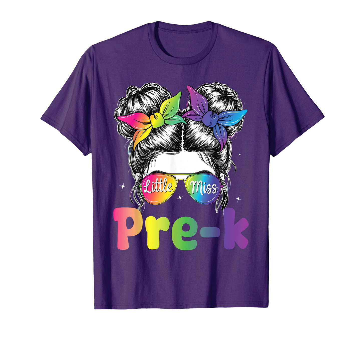 Little Miss PRE-K First Day Of School 1st Day Preschool Girl T-Shirt