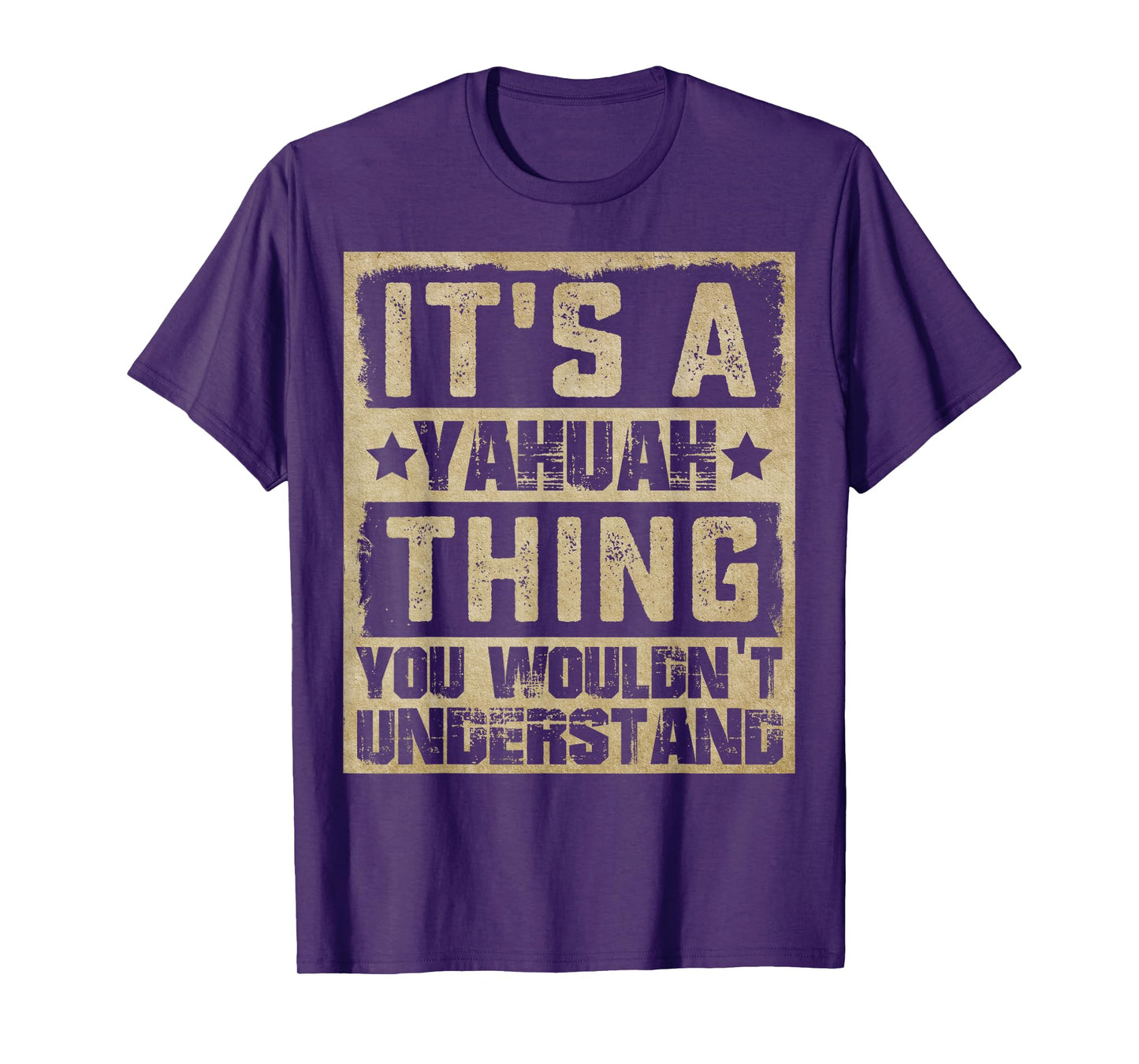 Yahuah Family Name I Love Yahuah Personalized Vintage T-Shirt