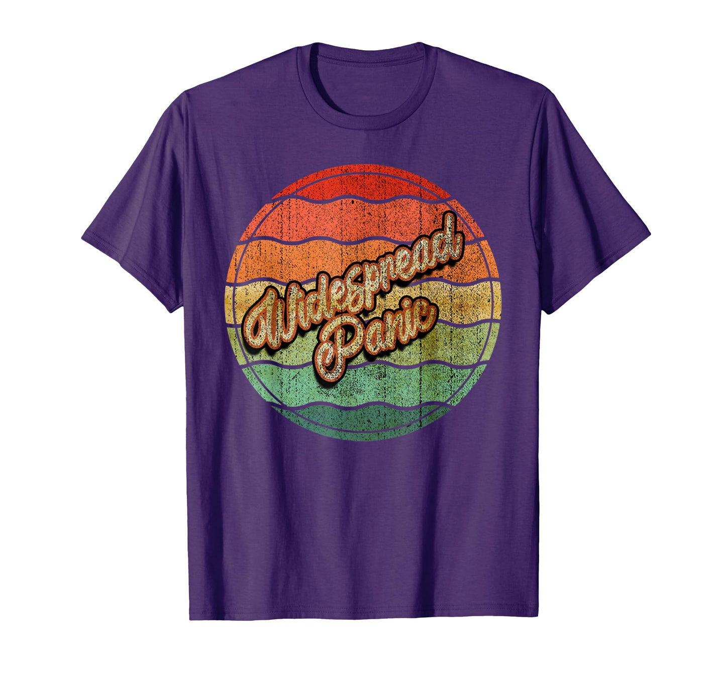 Widespread Personalized Name Retro Vintage Circle Art T-Shirt