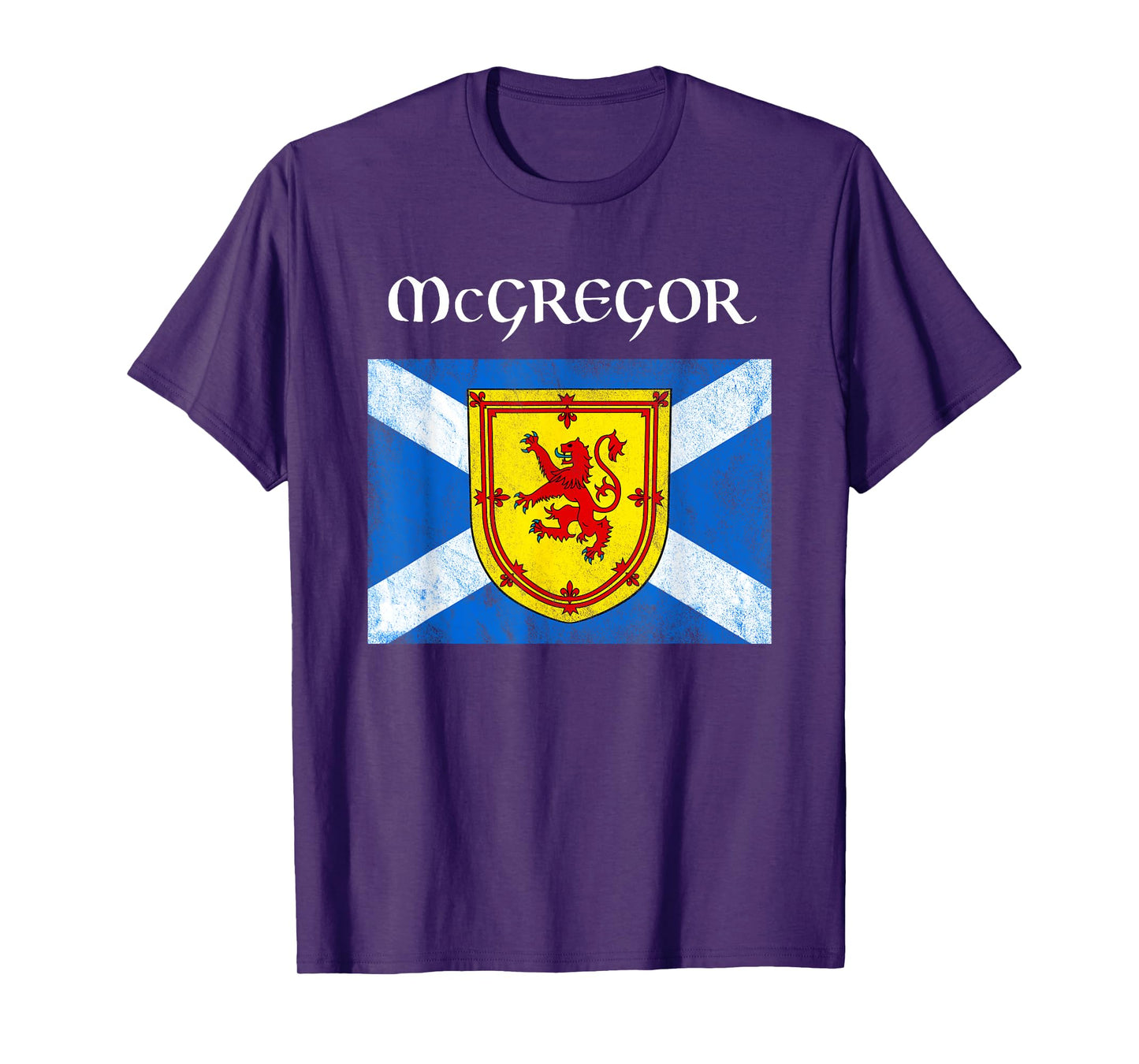 McGregor Scottish Clan Family Name Scotland Flag T-Shirt