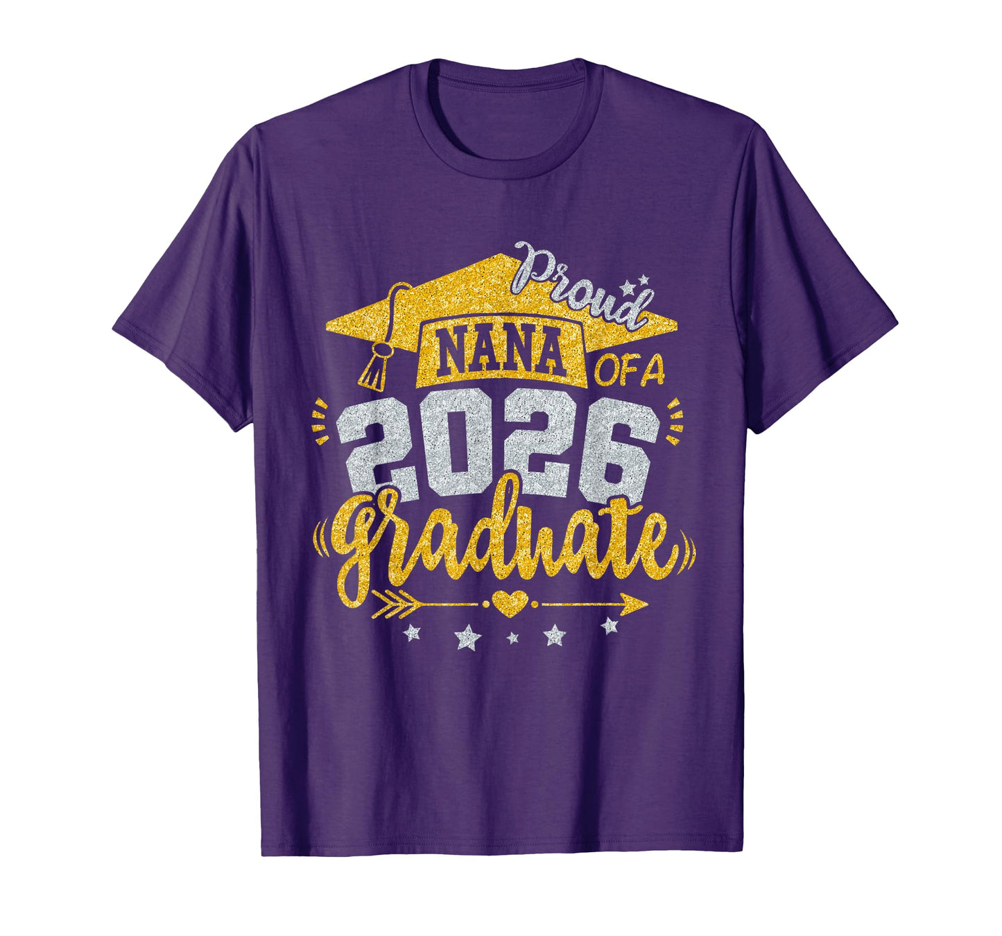 Proud Nana Of A 2026 Graduate Grad Senior Graduation T-Shirt