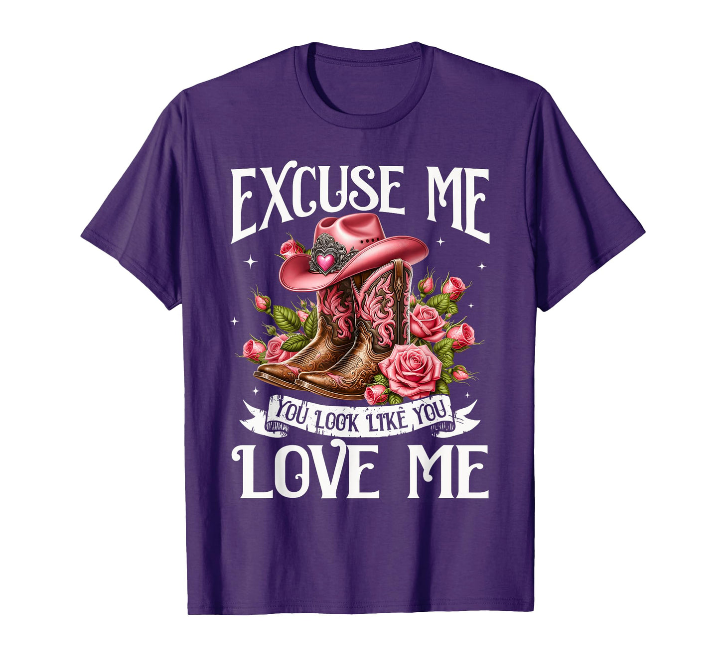 Funny Excuse Me You Look Like You Love Me Funny Boots Memes T-Shirt