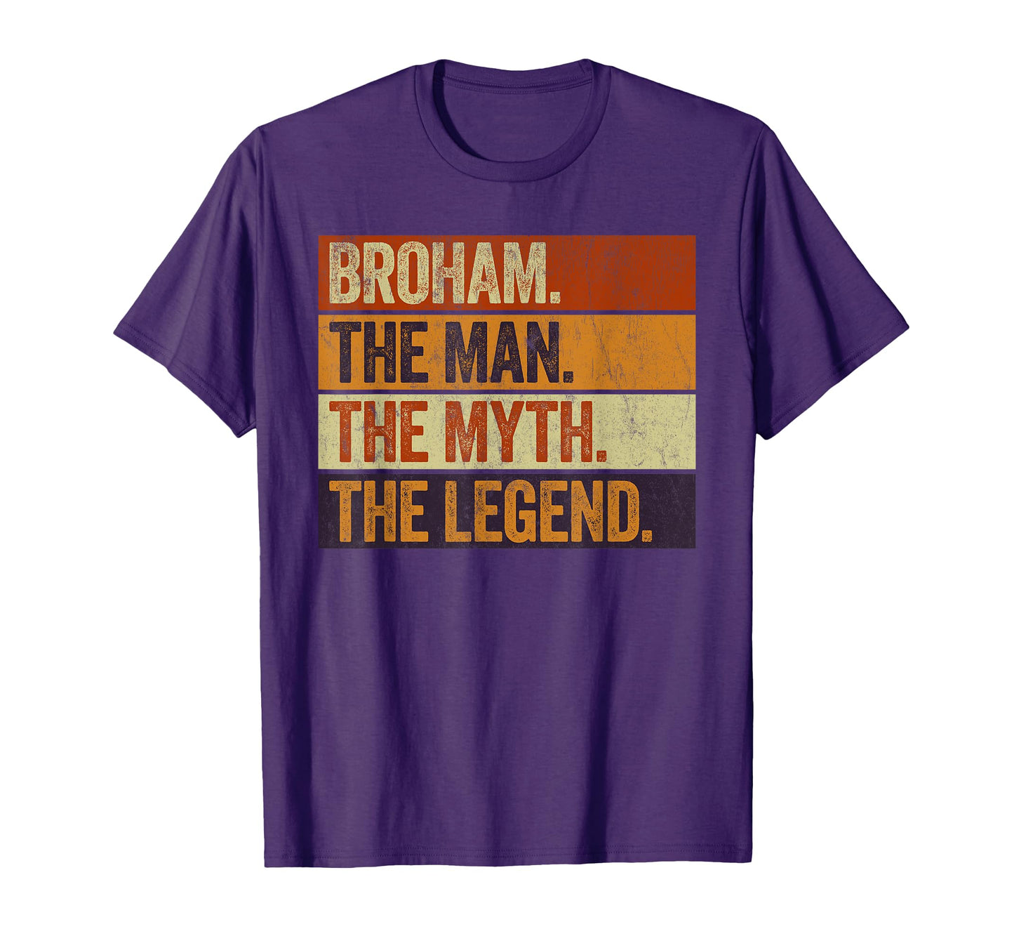 Broham the Man the Myth the Legend Funny Retro Brother T-Shirt