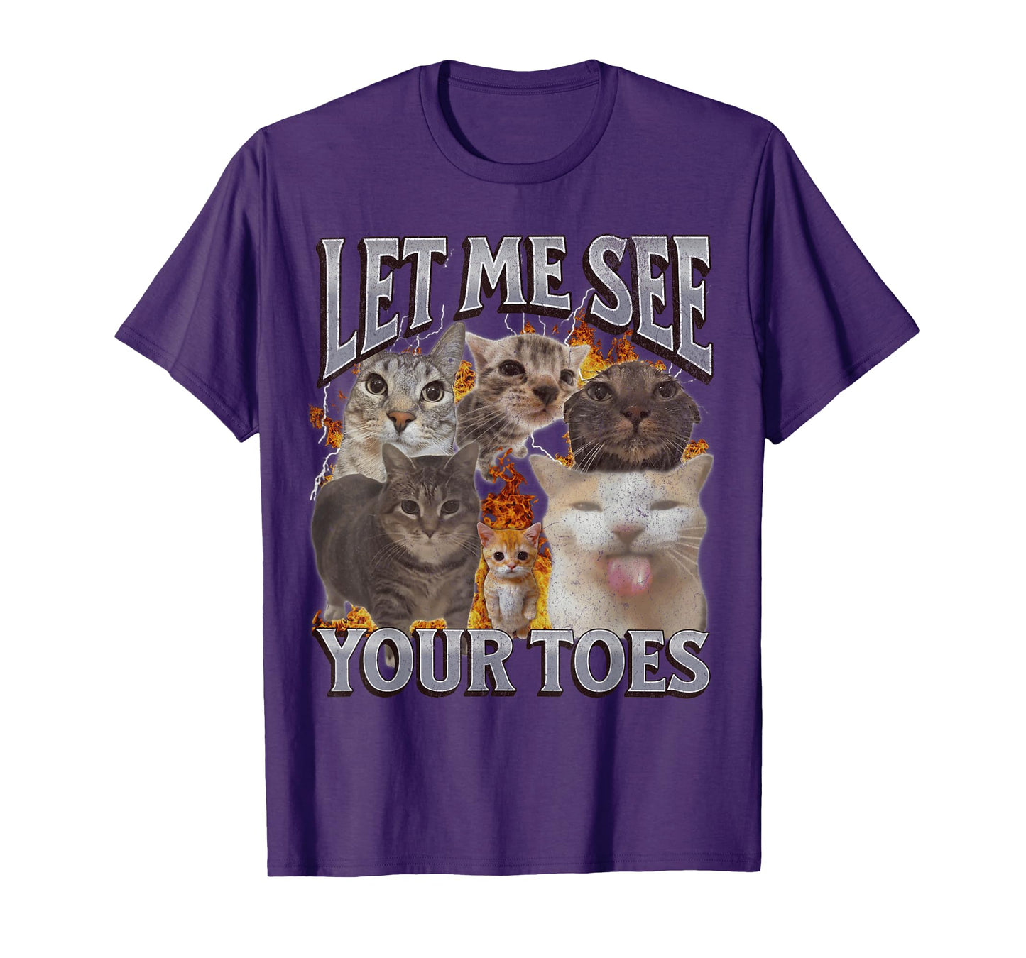 Your Toes Funny Cat Meme Bootleg Graphic T-Shirt