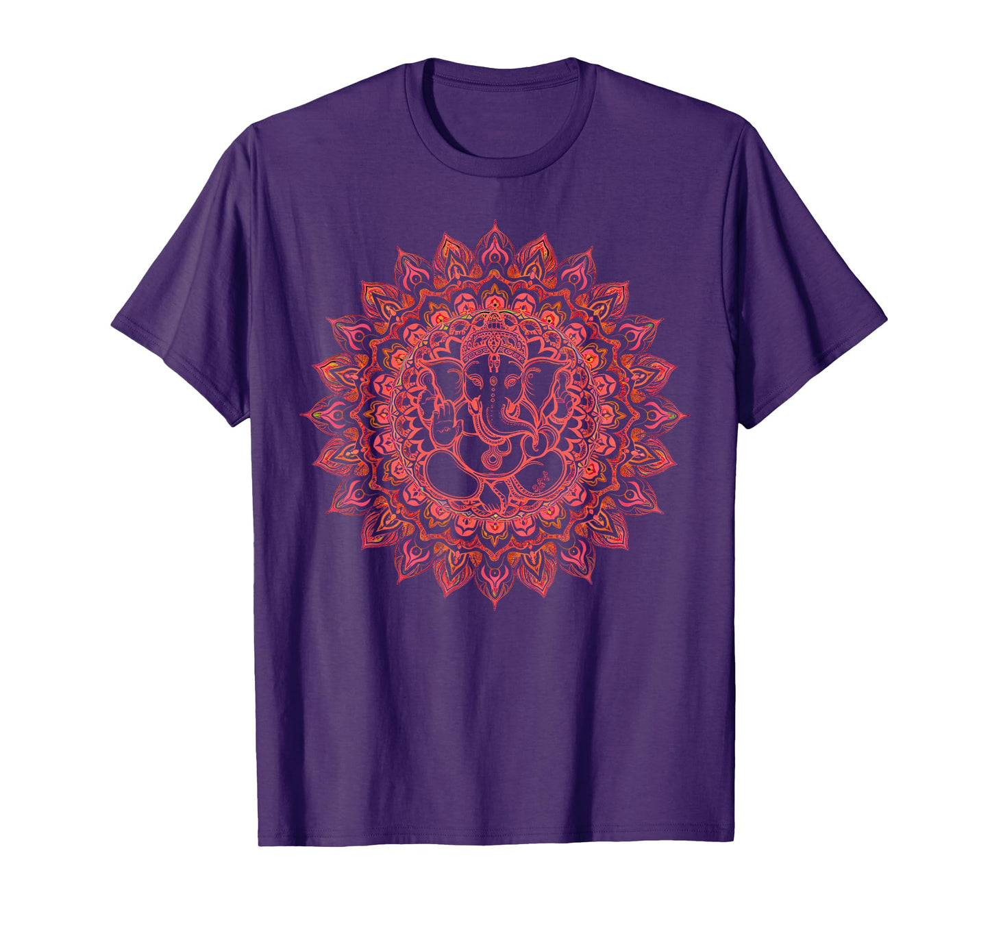 Hindu Ganesha Puja Elephant God India Meditation Yoga Murti T-Shirt