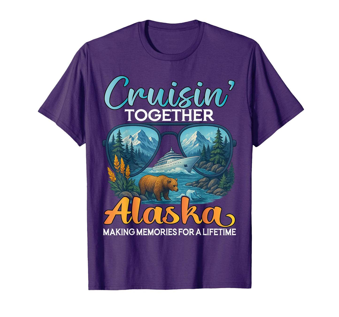 Cruisin Together Alaska 2025 Group Alaska Cruise Family T-Shirt
