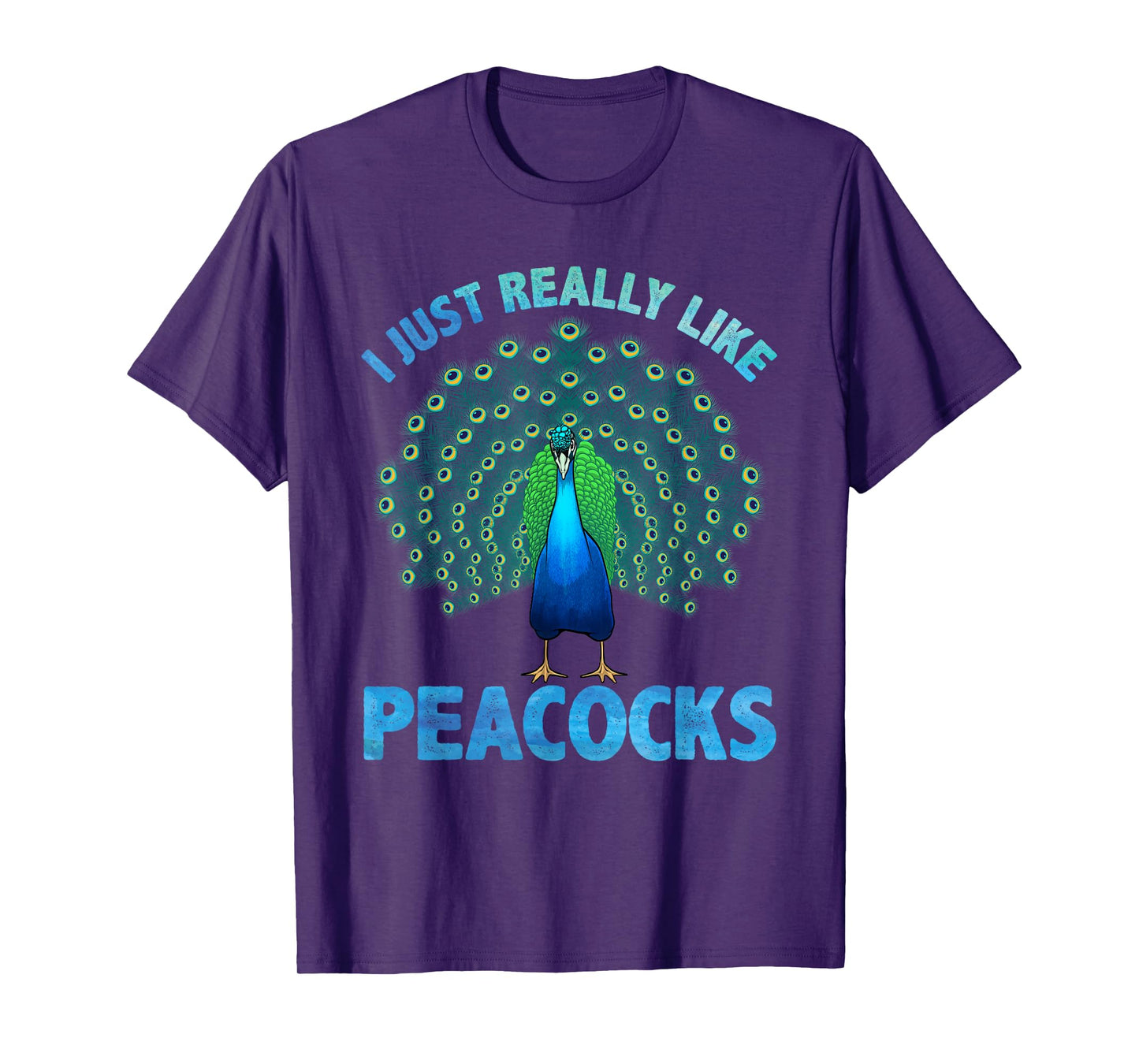 Cool Peacock Design for Men Women Kids Bird Peacock Lovers T-Shirt