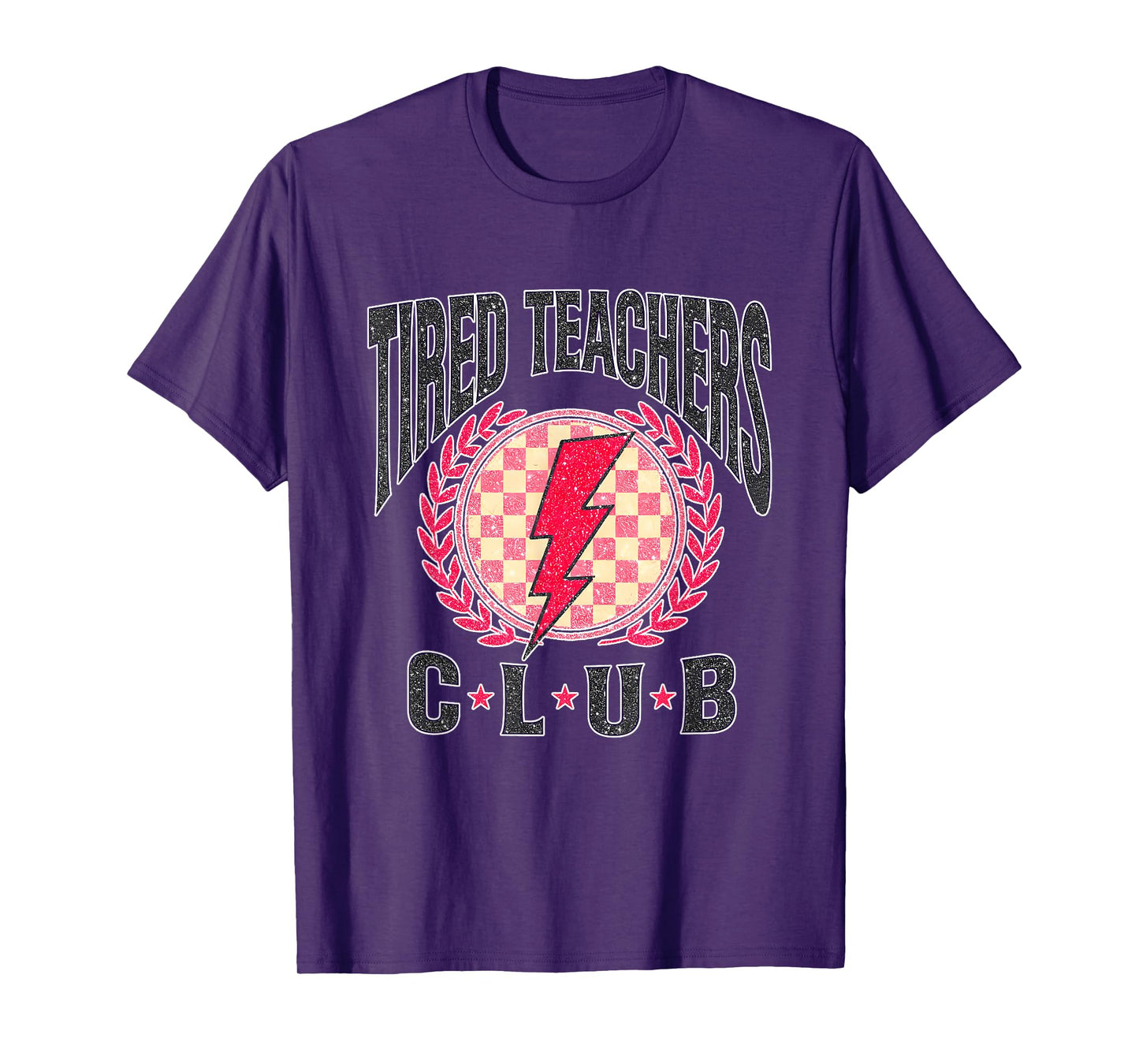 Tired Teachers Club Study Lover School Apparel T-Shirt