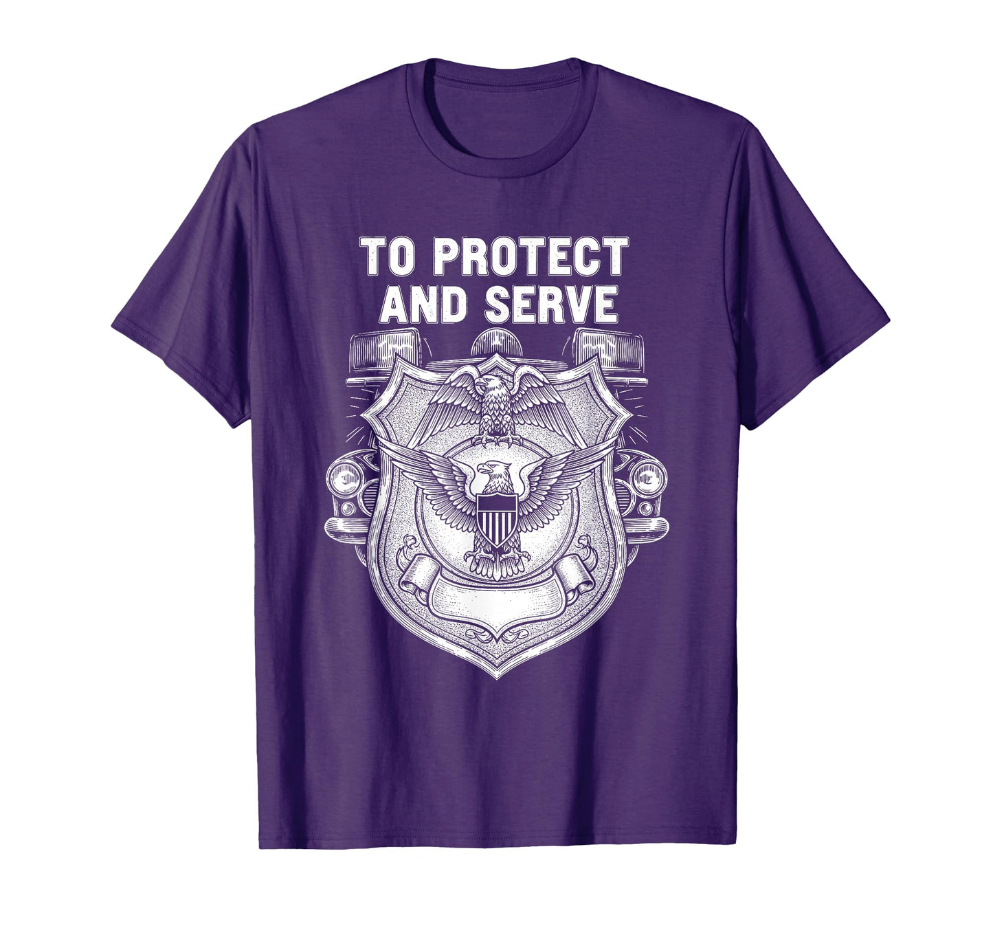 to Protect and Serve Police Design T-Shirt