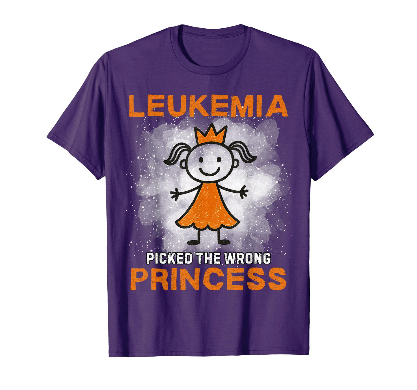 Leukemia Picked the wrong Princess Leukemia Awareness T-Shirt