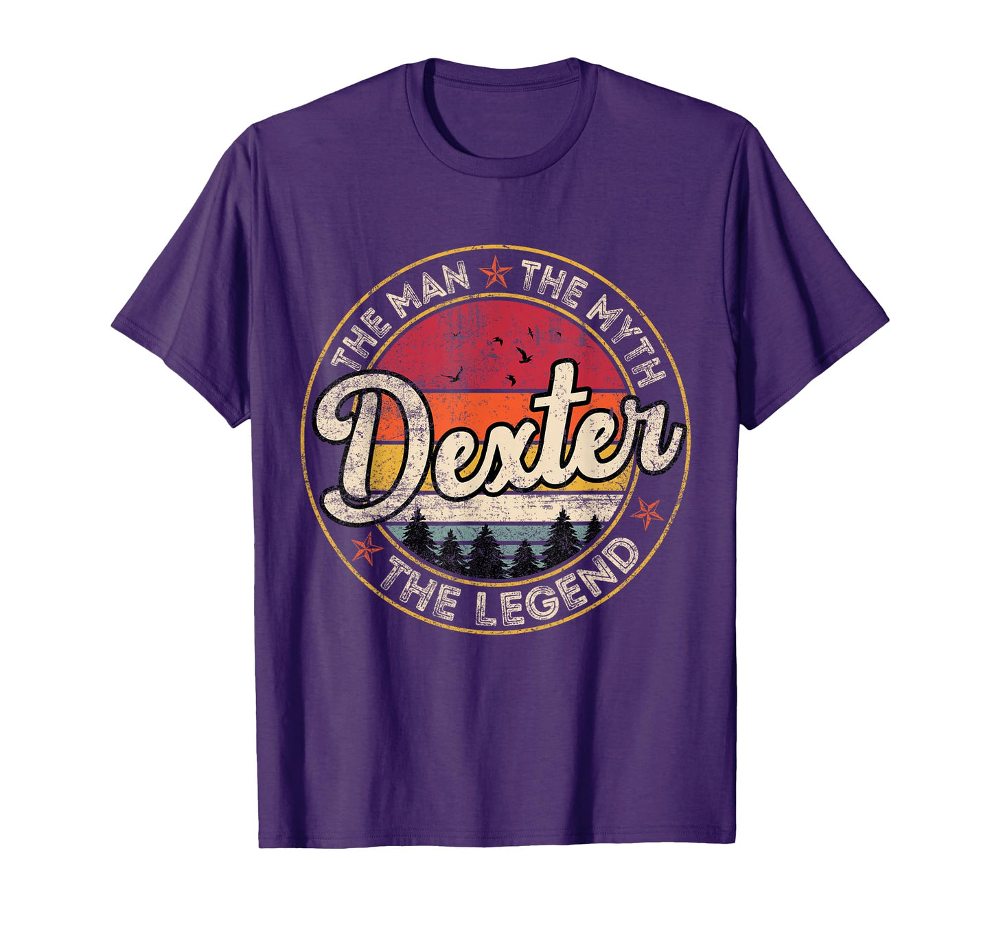 Dexter The Man The Myth The Legend Personalized Name T-Shirt