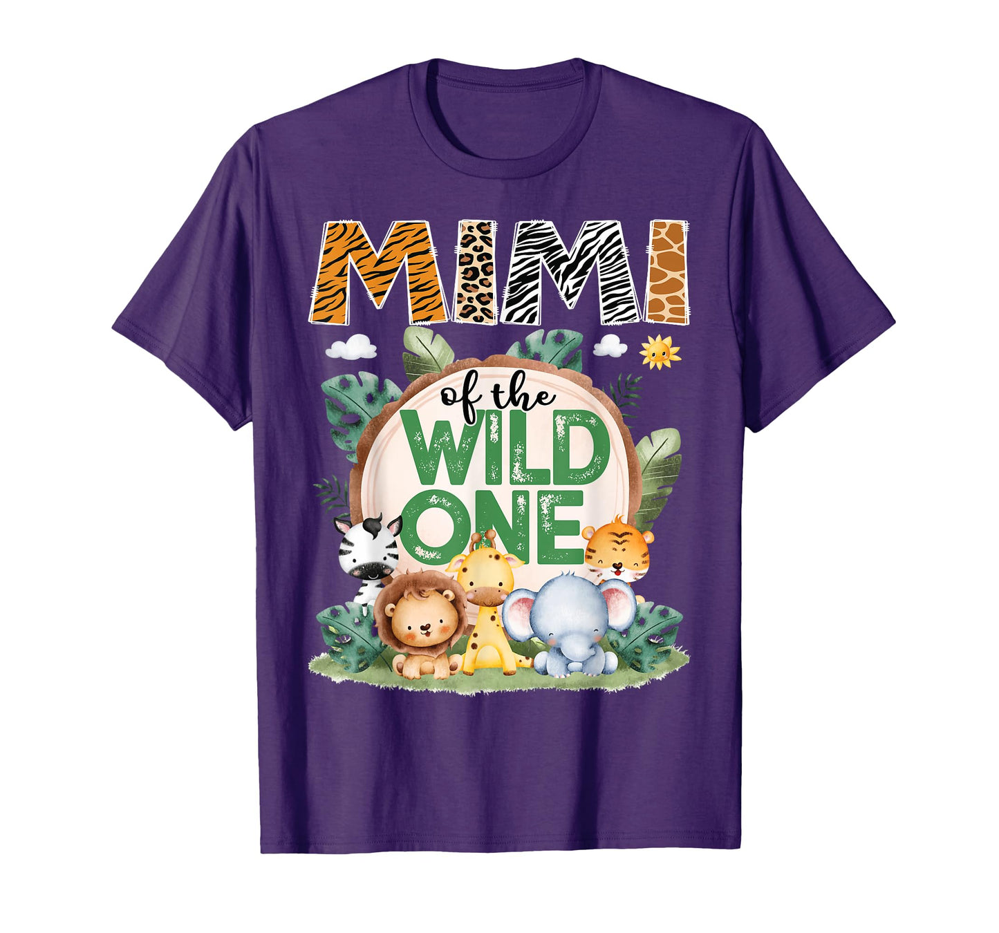 Mimi Of The Wild One Safari Jungle 1St Birthday Party T-Shirt