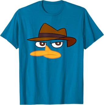 Disney Phineas and Ferb Big Face Perry the Platypus Costume T-Shirt