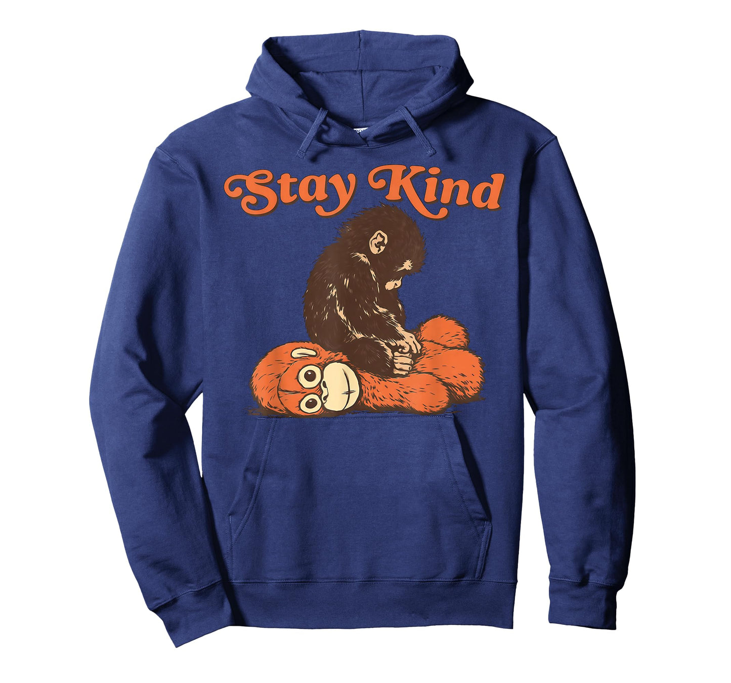 Stay Kind Baby Monkey Punch Plush Men Women Kids T-Shirt