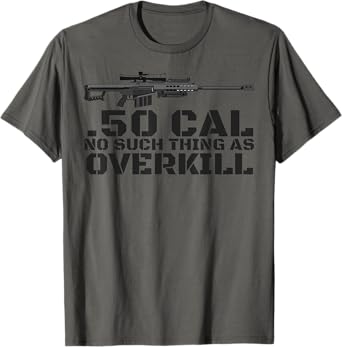 Barrett 50 Cal Gun Love 2nd Amendment Adult Pro Gun T-Shirt T-Shirt
