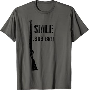 SMLE Lee Enfield WW1 WWI British .303 Brit Historic Rifle T-Shirt