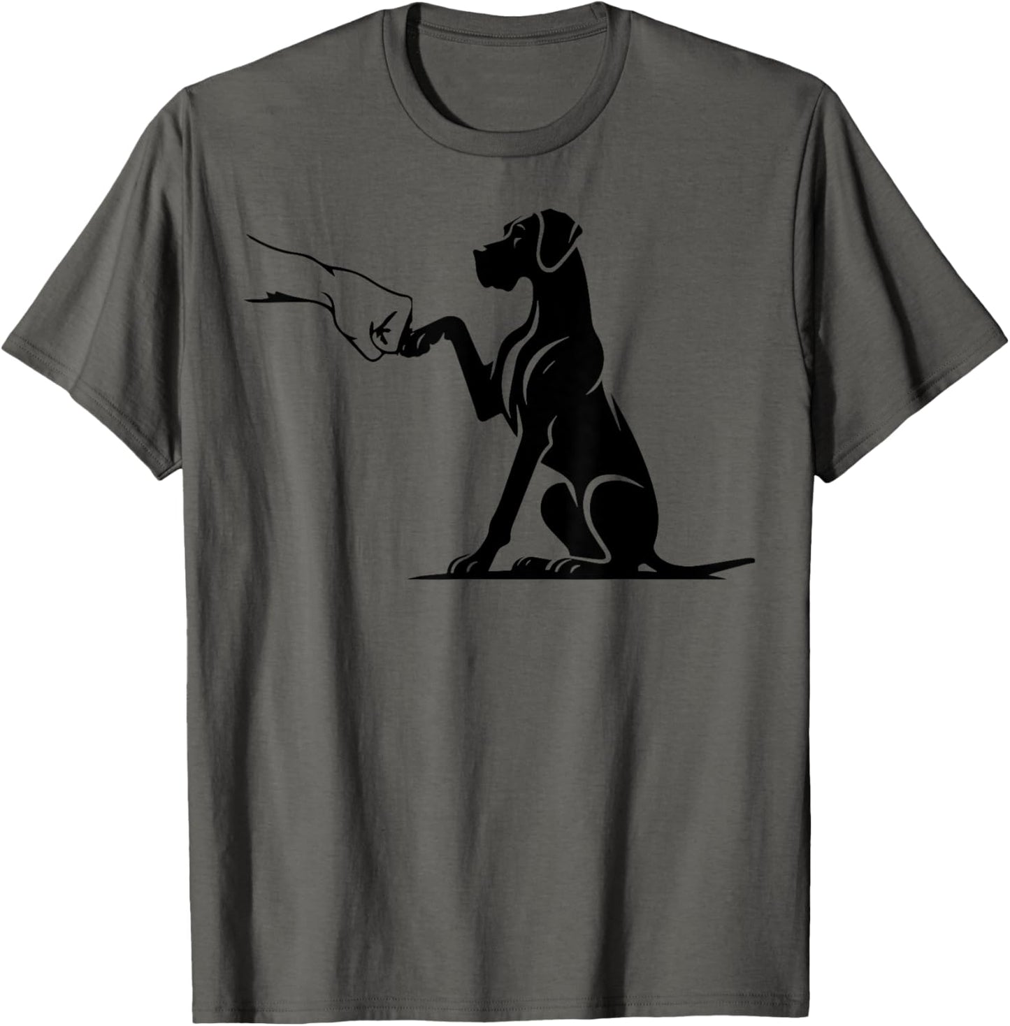 Great Dane with hand, Great Dane mom T-Shirt