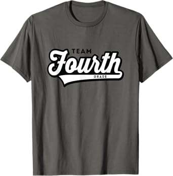 4th Grade TEAM School Teacher Fourth Baseball-Style T-Shirt