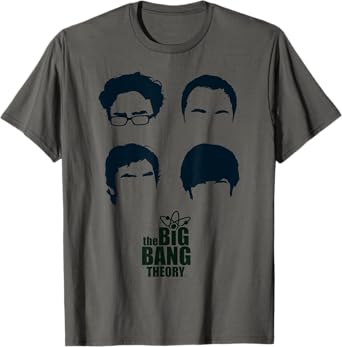 Big Bang Theory Logo Group Hair T-Shirt