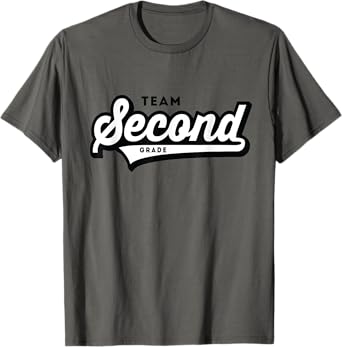 2nd Grade TEAM School Teacher Second Baseball-Style Shirt T-Shirt