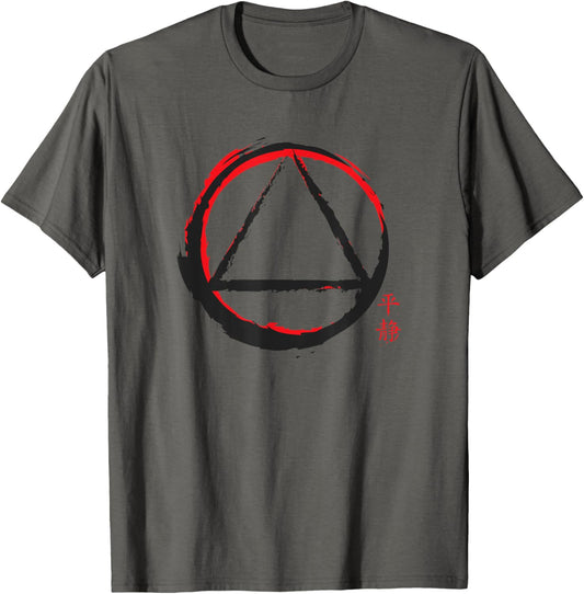AA Logo Symbol Serenity Recovery Sober Gift T-Shirt