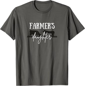 Farmer's Daughter, Farm Life, Cattle Farm, Cute Cow T-Shirt