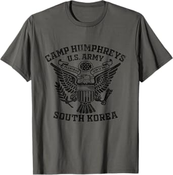 Camp Humphreys South Korea Military Base Veteran Vintage T-Shirt