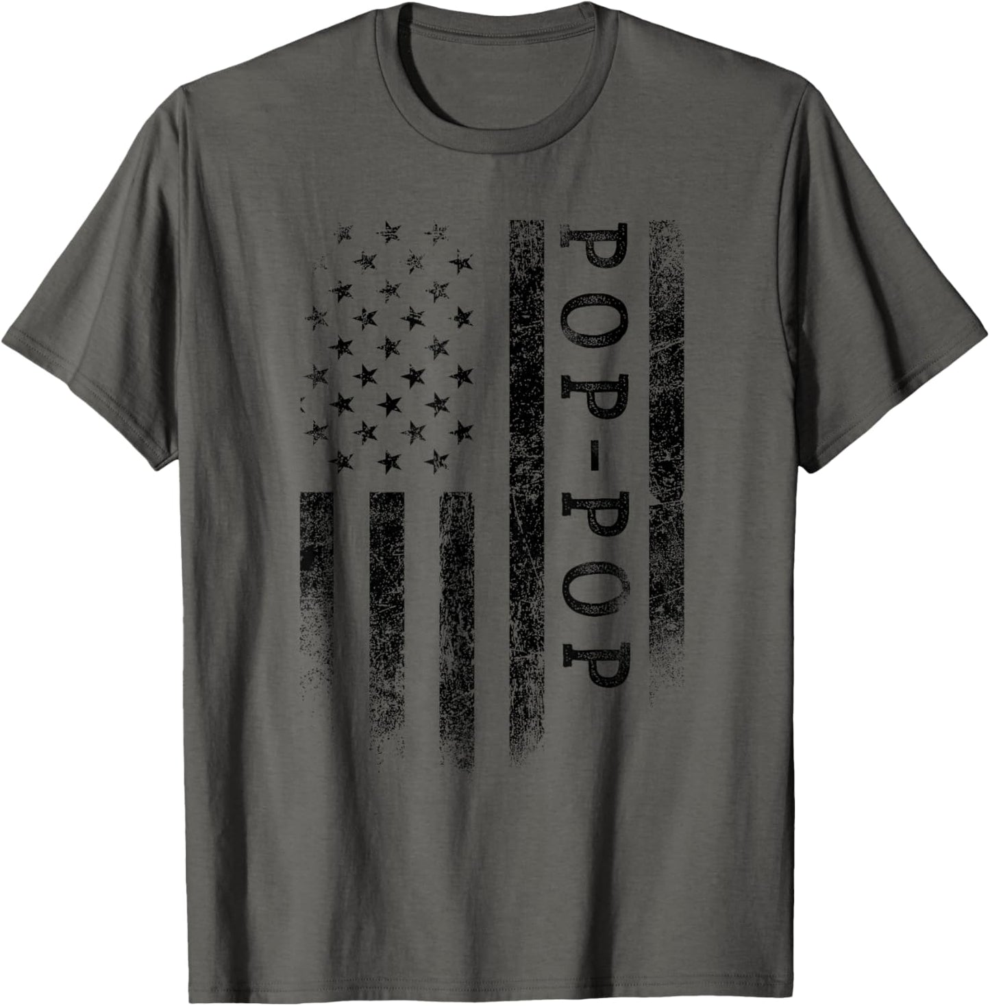 Pop-Pop Patriotic American USA Flag Father's Day PopPop T-Shirt