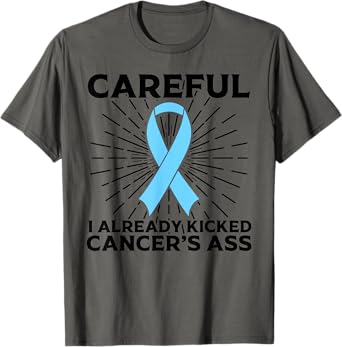 Funny Prostate Cancer Awareness Gift For Men Dads Survivors T-Shirt