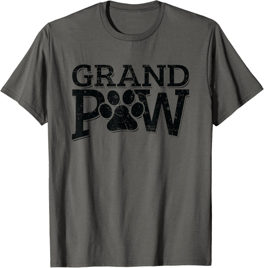 Grandpaw Dog Grandpa Shirts Grand Paw Gifts Men Dad Father T-Shirt