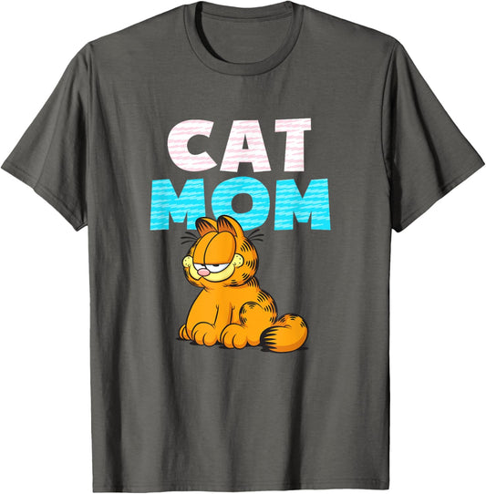 Garfield Mother's Day Cat Mom Garfield Vintage Pose T-Shirt