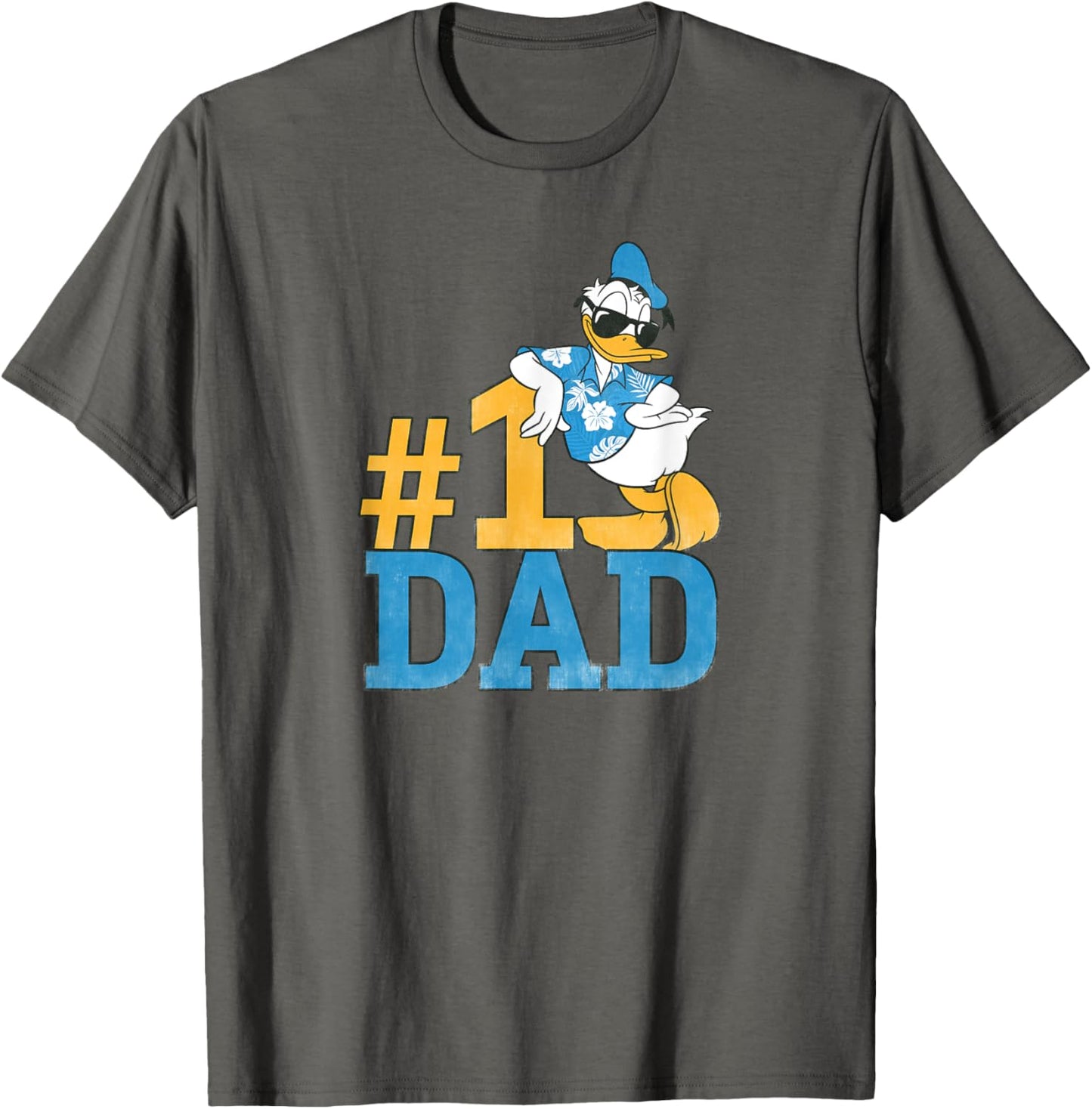 Disney Donald Duck Number One Dad Sunglasses Father's Day T-Shirt