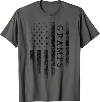 Gramps Patriotic American USA Flag Father's Day Gramps T-Shirt