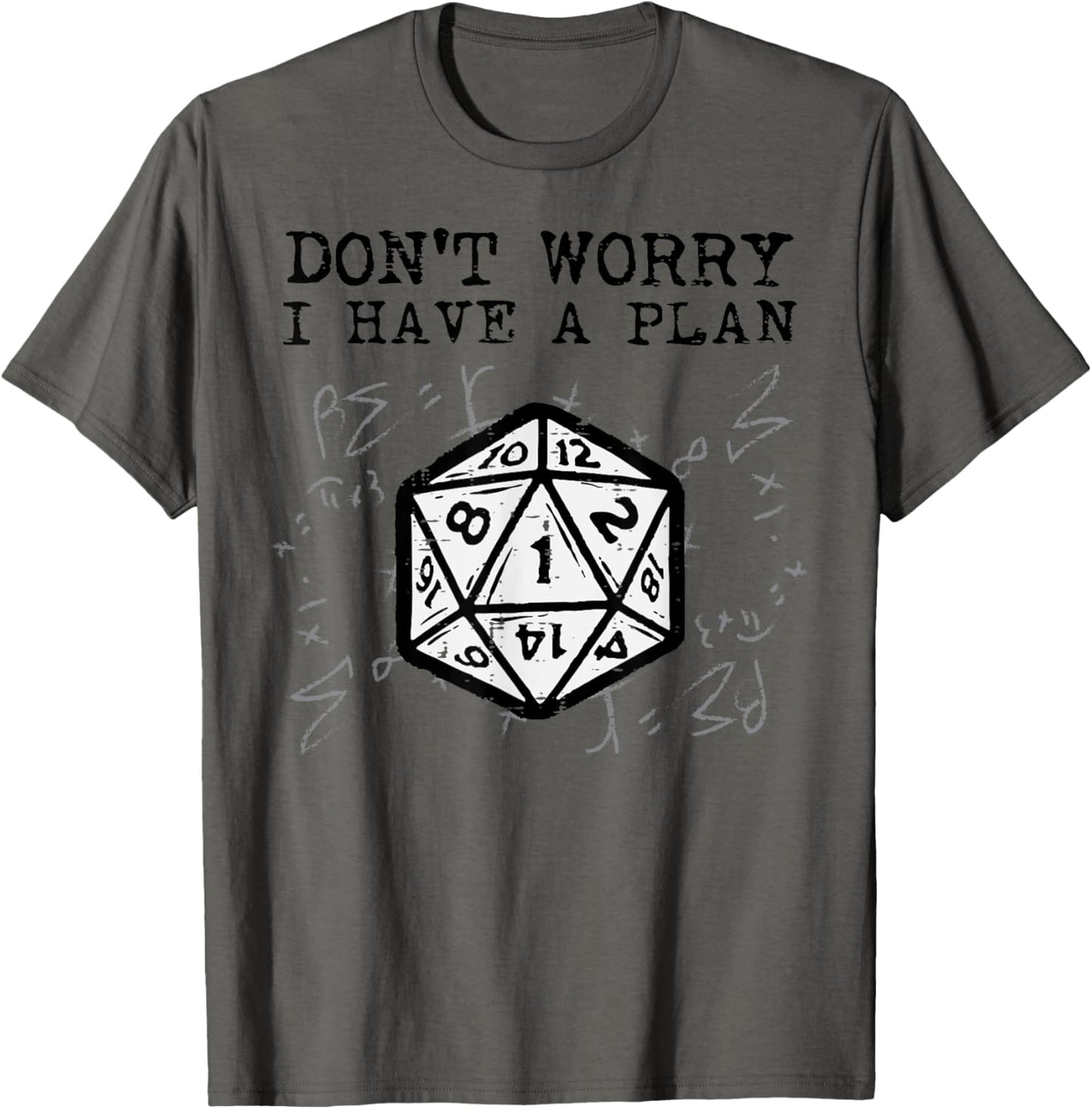 RPG Gamer Dont Worry I Have Plan Funny Men Boys Kids T-Shirt