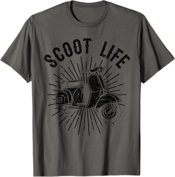 Cool Scooter Gift For Men Women Funny Scoot Life Motor Rider T-Shirt