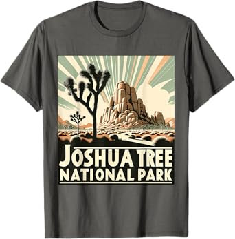 Joshua Tree National Park Vintage Hiking Camping Outdoor T-Shirt