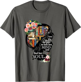 Book Reading Bookworm Book Lover Women Kids Girls Librarian T-Shirt