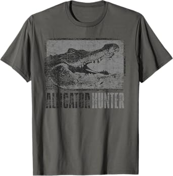 Alligator Hunter Outdoor Gator Hunting Gift Tee T-Shirt