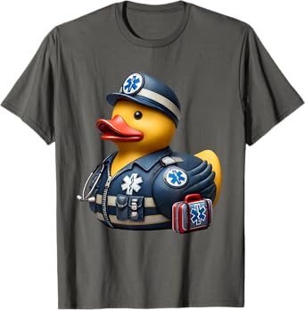 EMT Rubber Duck Paramedic Ducky Duckie T-Shirt