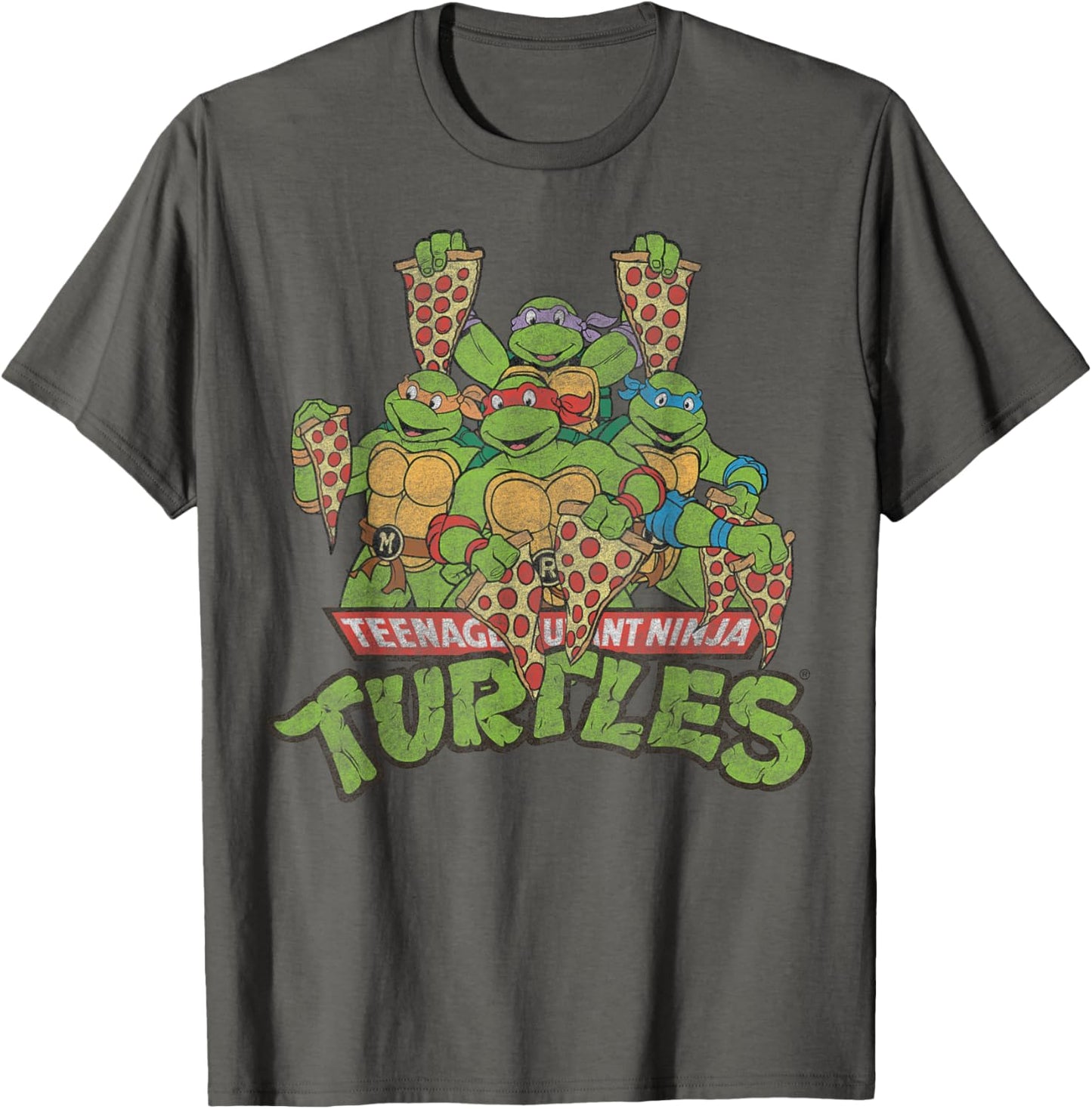 Teenage Mutant Ninja Turtles Multiple Smiles & Slices Tee T-Shirt
