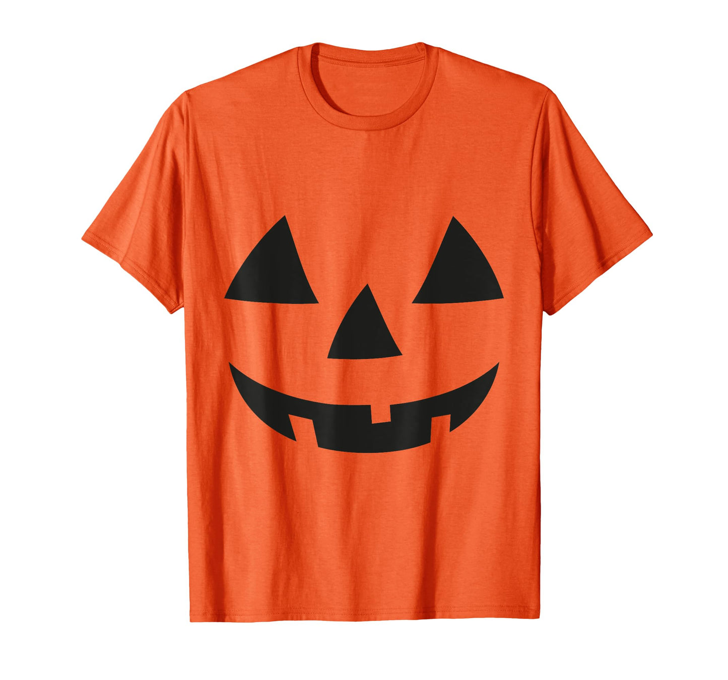 Jack O Lantern Pumpkin Face Funny Halloween Costume Spooky T-Shirt