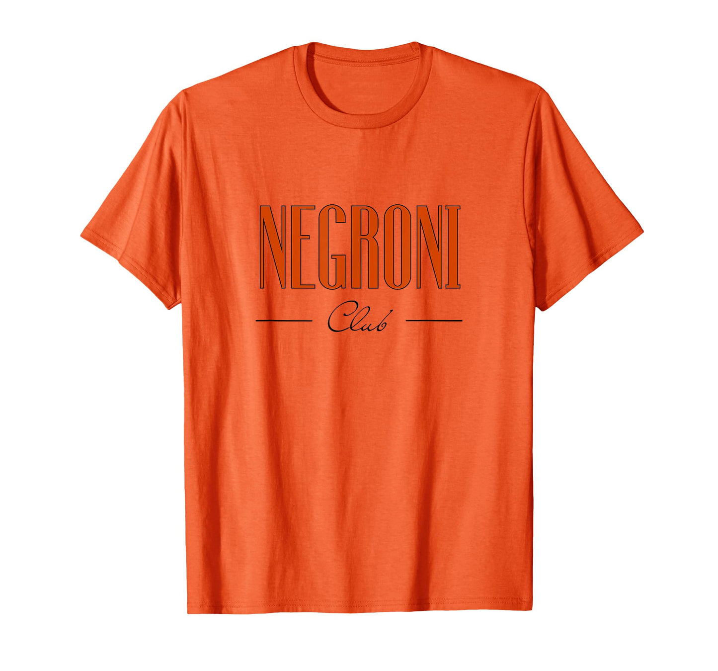 Negroni Club | Classic Gin Vermouth Cocktail Drink & Team T-Shirt