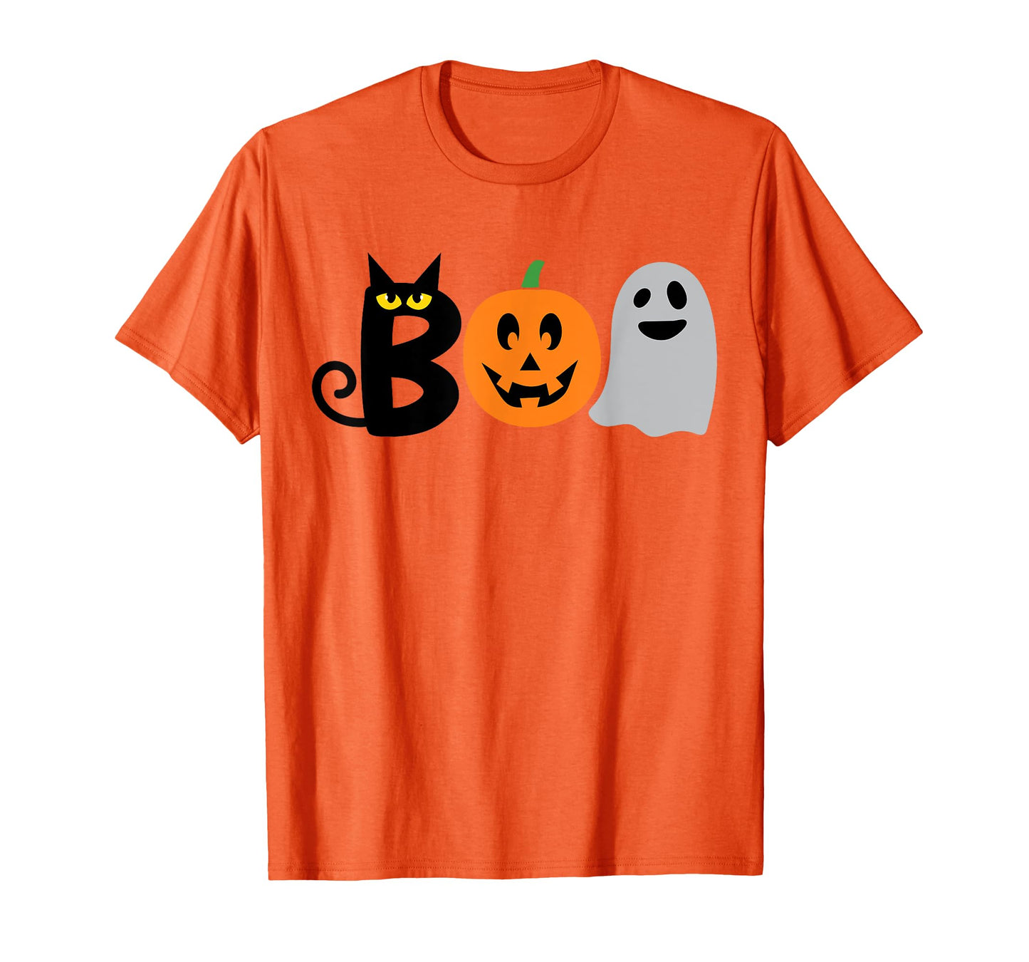 Funny Halloween Shirt. BOO Pumpkins Boys Girls Kids Costume T-Shirt
