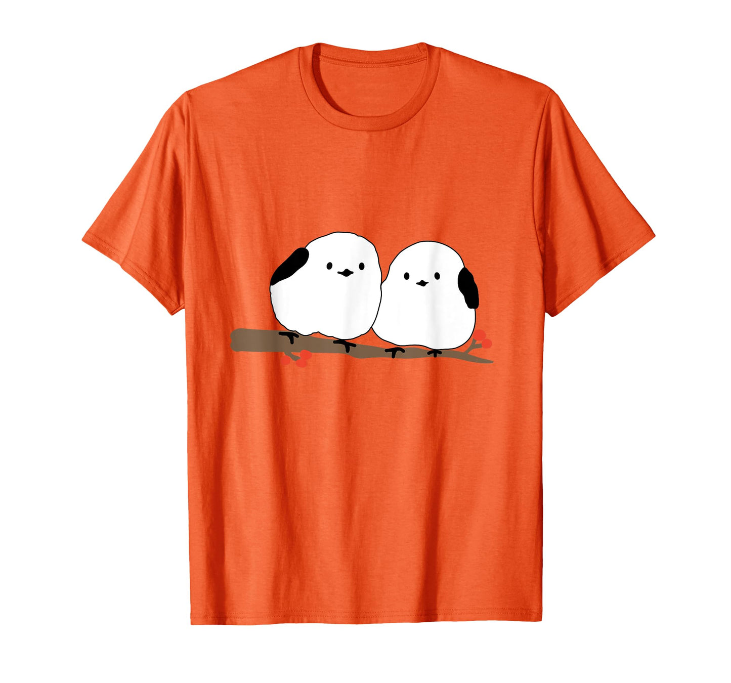 Shima Enaga Japanese Hokkaido Lovebird Cute Design Birds T-Shirt