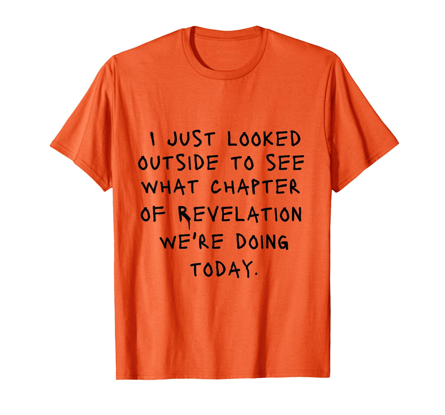 I Just Looked Outside To See What Chapter Of Revelation T-Shirt