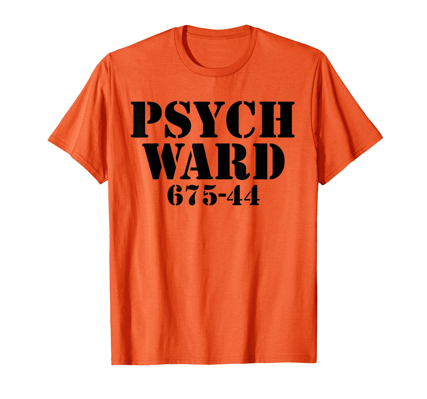 Lazy Halloween Costume Psych Ward Prison Inmate Asylum Gift T-Shirt